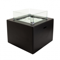 Gasmate Obsidian Square Gas Fire Table