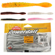 Berkley PowerBait Floating Mice Tails Soft Bait - Fluorescent Red/Natural -  3in | 8cm - Trout
