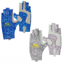 AFTCO Solmar UV Fishing Gloves - Blue - Medium