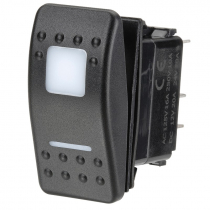 NARVA LED Off/Momentary On Rocker Switch Red 12/24V