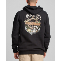 The Mad Hueys Shipwrecked Captain Pullover Fleece Hoodie Black