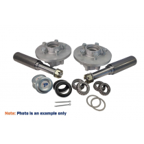 Trailparts 2500kg Hub Stub Set 6 x 5 1/2in 55mm Stub End