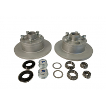 Trailparts 260mm Disc Brake Hub Kit 1500kg Galvanised 5 x 4 1/2in x 1/2in