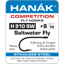 HANAK Competition H910SW Barbed Hooks #4 Qty 10