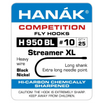 HANAK Competition H950BL Barbless Hooks #6 Qty 25