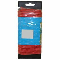 BLA Handy Line 8 Plait Polyester Rope Red 4mm x 20m