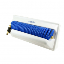 HoseCoil Horizontal Mount Enclosure with 5ft Feeder Hose