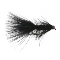 Fishfighter Woolly Bugger Black Lure Fly Size 4