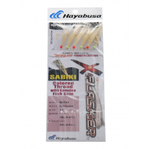 Buy Hayabusa Saltwater Hot Hooks Gold Sabiki Rig Size 18 online at