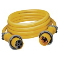 Hubbell CS1004 4-wire Shore Cordset 100ft 100A 125/250V