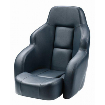 V-Quipment Commander Luxurious Helm Seat with Flip Up Squab Blue