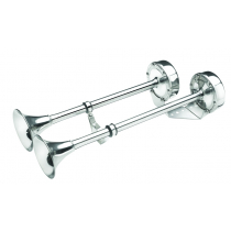 V-Quipment High Pitch and Low Pitch Stainless Steel Trumpet Horn Set 12V