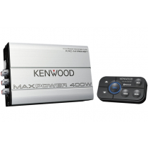 Kenwood KAC-M1824BT 4-Channel Class D Bluetooth Marine Amplifier 400W