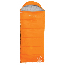 Kiwi Camping Toi Toi Kids 5C Sleeping Bag Orange