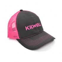 Kilwell Ladies Trucker Cap Charcoal/Pink