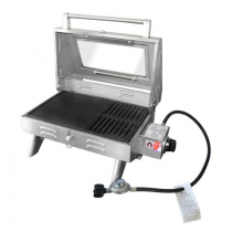 Kiwi Sizzler 316 Stainless Window Top Portable BBQ with Flame Failure Device