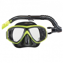 Land & Sea Sports Clearwater Mask and Snorkel Set Black