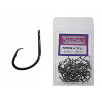 Nacsan Super Mutsu Hooks Value Pack Size 17 Qty 40
