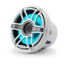 JL Audio Marine Subwoofer Driver with LED 200mm 4ohm Gloss White Sport Grille