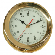 Marine Town Brass Clock 185mm Base