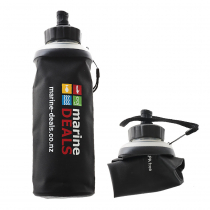 Marine Deals Soft Collapsible Water Bottle 750ml Black