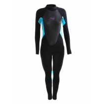 Crystal Superstretch Steamer Womens Wetsuit 3/2mm Blue/Black Size 12