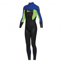 Maddog Super-Stretch Neoprene Teens Wetsuit 3mm Black/Blue Size 14