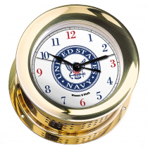 Weems & Plath U.S. Navy Atlantis Quartz Clock #9 Emblem
