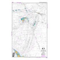 NZ 14605 New Zealand to Fiji and Samoa Islands Chart