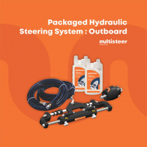 Multiflex Packaged Outboard Hydraulic Steering Kit For Engines Upto 175 Hp