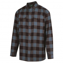 Ridgeline Organic Mens Check Shirt Blue