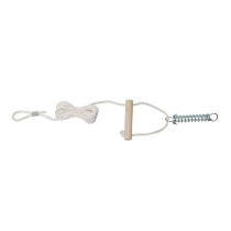 OZtrail Single Guy Rope with Wooden Runner and Spring 6mm