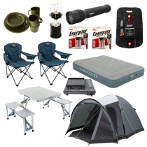 Kampa Brighton 5 Person Camping Value Package