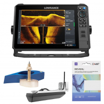 Lowrance HDS-10 Pro Thru-Hull 1KW CHIRP Deep Water Larger Vessel / Launch Package