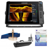 Lowrance HDS-12 Pro Thru-Hull 1KW CHIRP Deep Water Larger Vessel / Launch Package