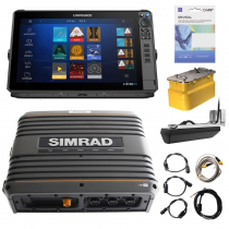 Lowrance HDS-16 Pro In-Hull 3KW Ultimate Fishfinder Package for Solid Fibreglass Hulls