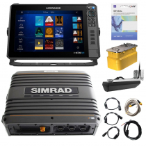 Lowrance HDS-12 Pro In-Hull 3KW Ultimate Fishfinder Package for Solid Fibreglass Hulls