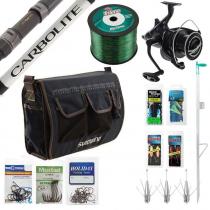 Shimano Big Baitrunner Long Cast Carbolite Surfcasting Package 13ft 6in 10-15kg 3pc