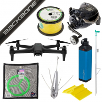 Aeroo Pro Combo Shimano Forcemaster 9000 Electric Drone Fishing Package 8ft 15-24kg 2pc
