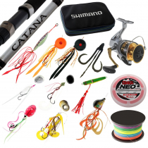 Shimano Sedona Catana Slider Value Package 6ft 3in 5-8kg 2pc