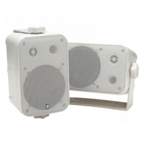 Poly-Planar MA9060W Waterproof Marine Box Speakers 100w White Pair
