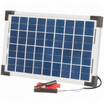 Solar Panel Charger Kit 12V 10W