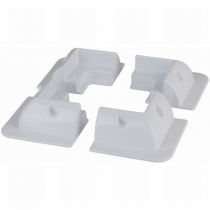 ABS Solar Panel Corner Mounts - Set of 4