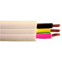 Twin Earth Flat AC Mains Cable