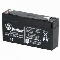 Spare SLA Battery to suit LA-5307 - 6V 1.3AH