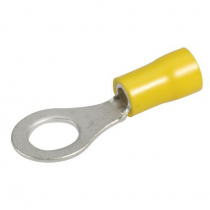Connex Ring Terminal Yellow 10.5mm Qty 25