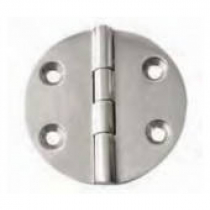 Cleveco 316 Stainless Steel Round Plate Deck Hinge (2-1/2 x 2-1/2in)