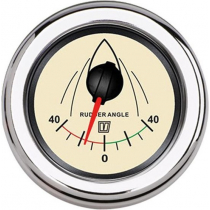 VETUS RUDDN Rudder Position Indicator Cream 12/24v 52mm