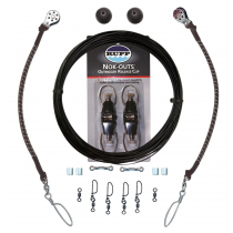 Rupp Single Rigging Kit with Nok-Outs and Black Mono Halyard Line