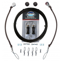 Rupp Single Rigging Kit with Klickers and Black Mono Halyard Line